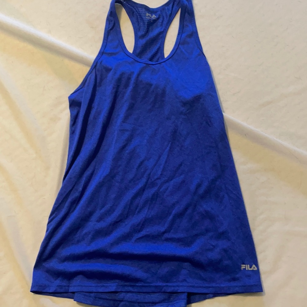 Never worn royal blue Fila tank top